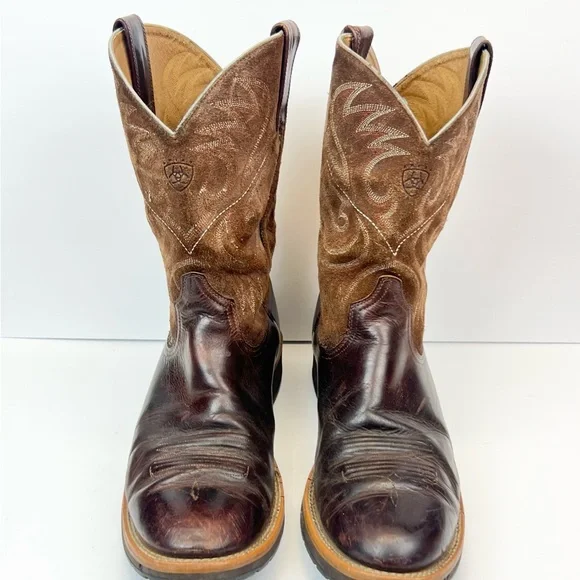 Ariat | Shoes | Ariat Boots Mens Size 2d Brown Cowboy  display picture 3